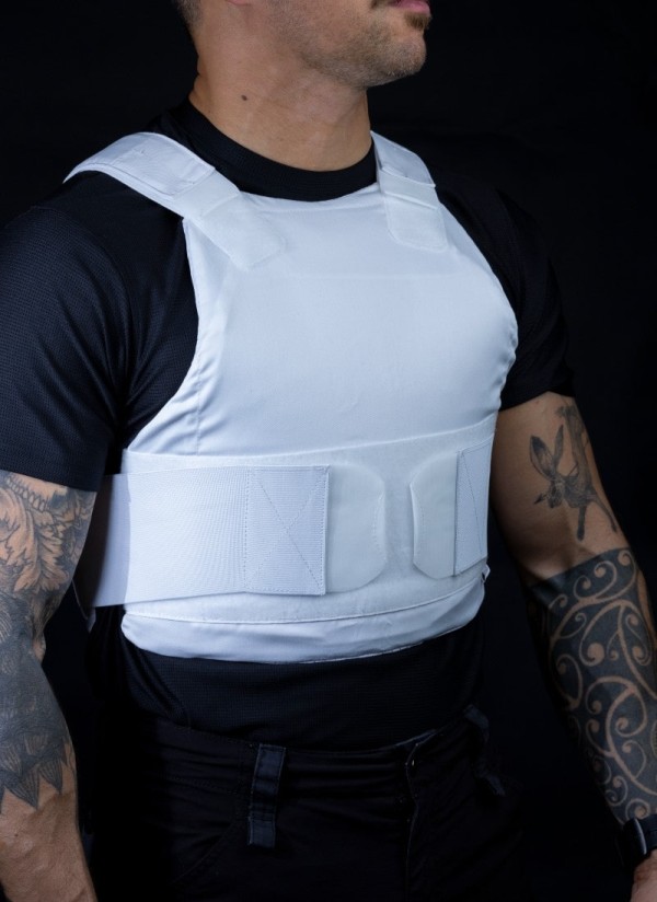 Female CoolMAX Ballistic Level II + Stab Level 1 Covert Vest - White